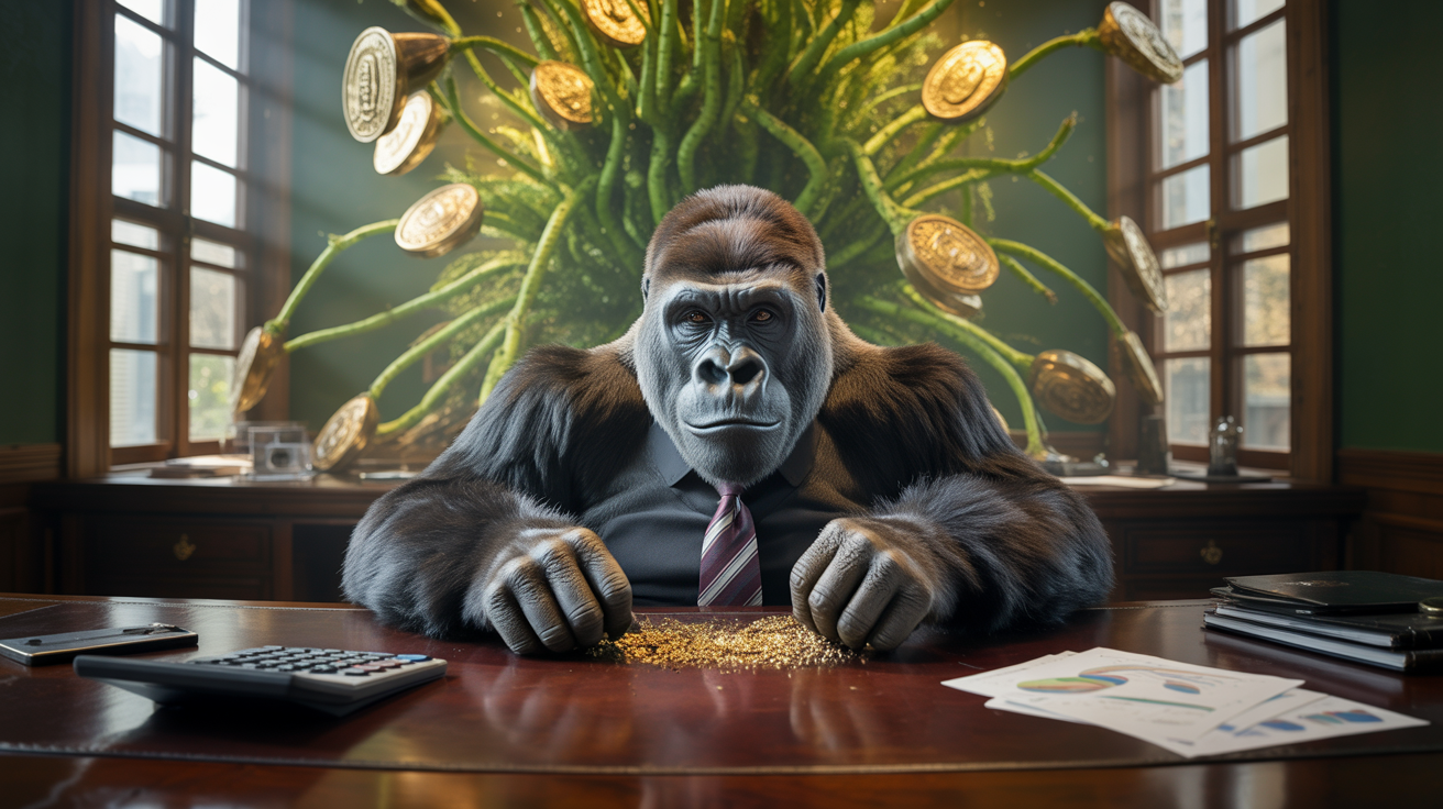 Gorilla illustrating how canonical tags work behind the scenes